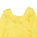 Opening Ceremony Cascade Wrap Top - Yellow