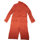 Opening Ceremony Zip Front Jumpsuit - Rust