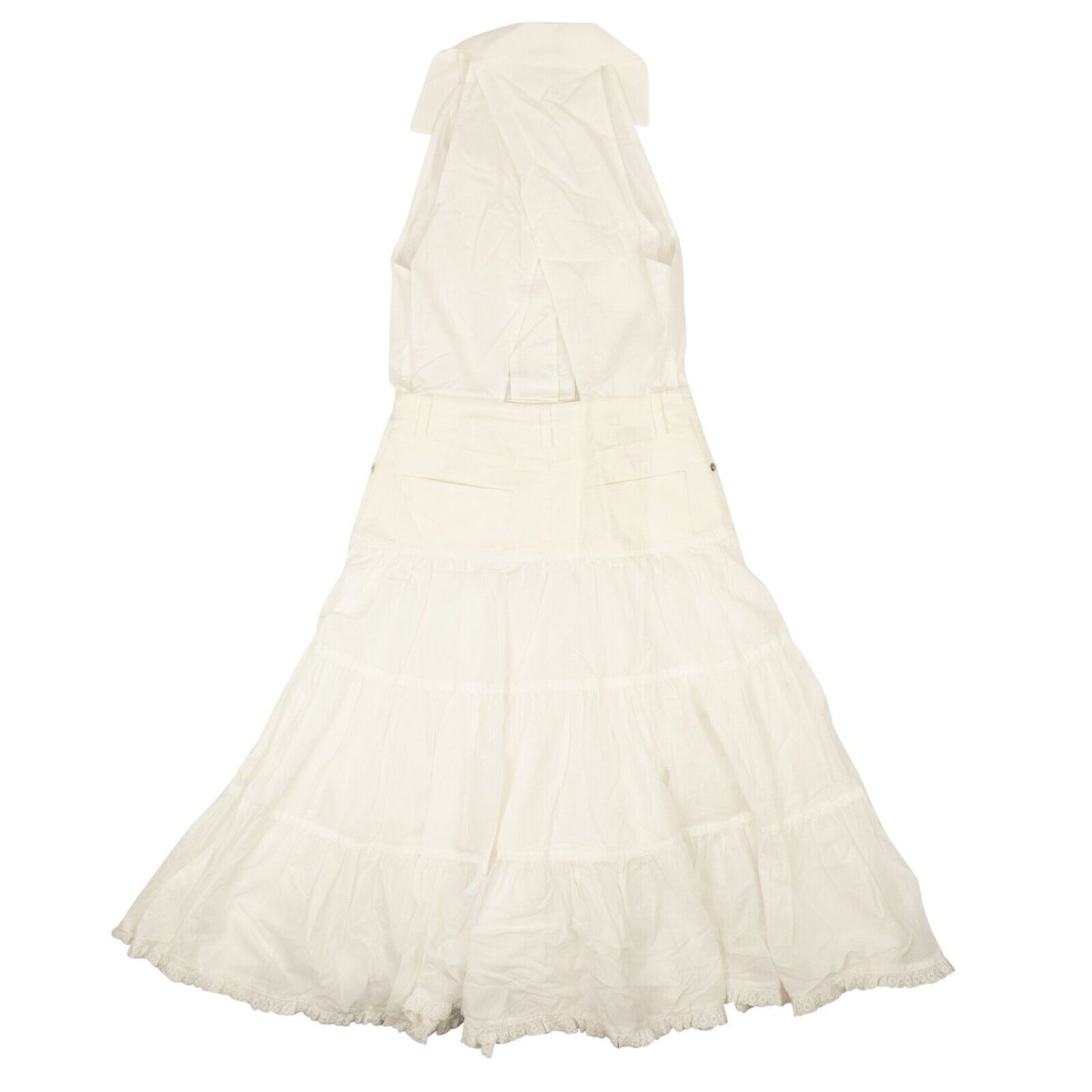 Opening Ceremony Tiered Ruffle Dress - White