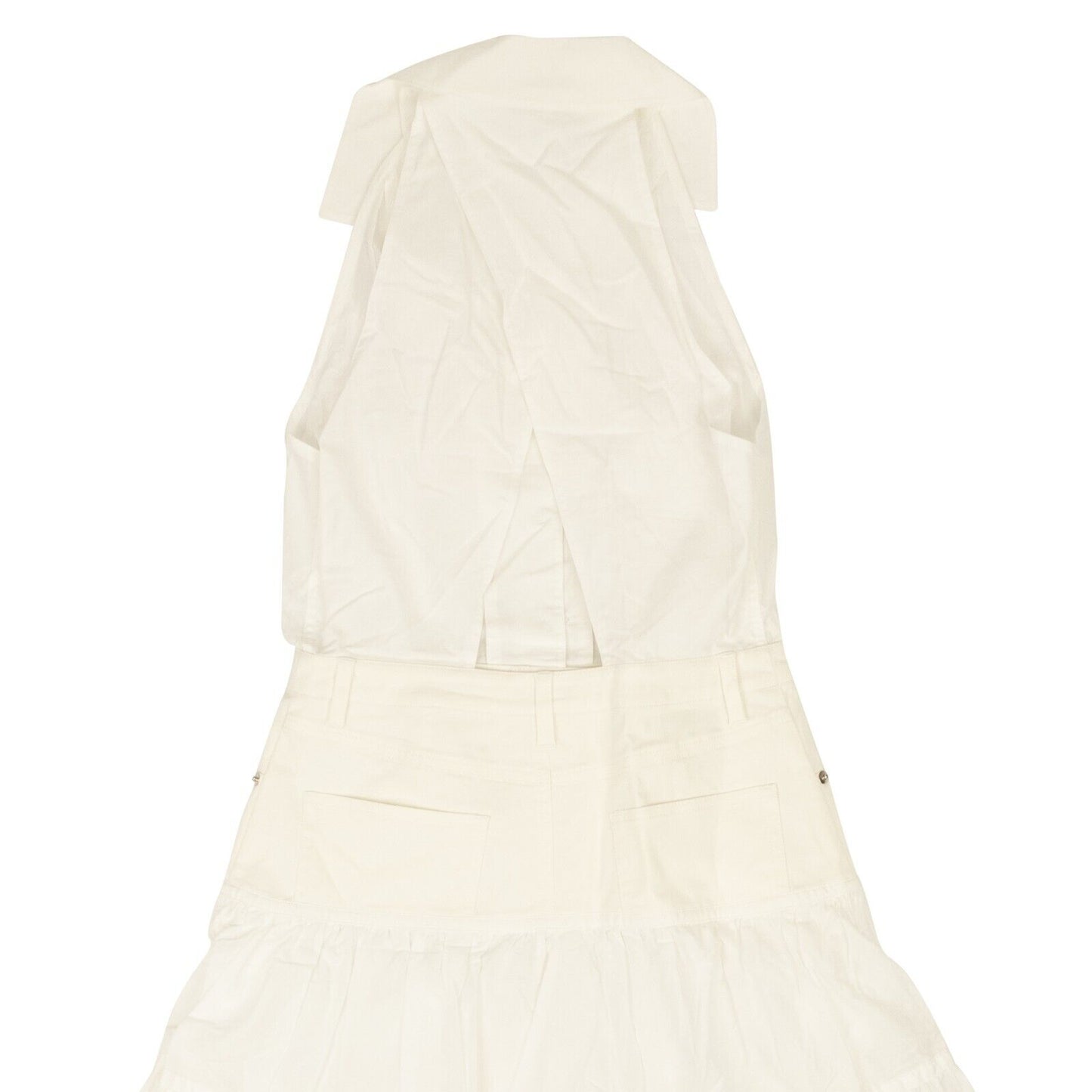 Opening Ceremony Tiered Ruffle Dress - White