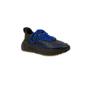 Black And Blue Leather Speedster Sneakers