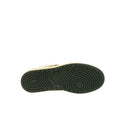 White And Forest Green Rhecess Hi Top Sneakers