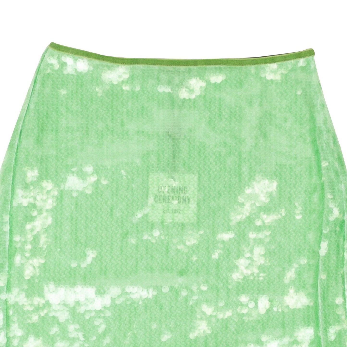 Opening Ceremony Paillette Skirt - Sage
