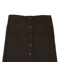 BTV-XBTM-0053/44 571964VA6F0_8812 Chocolate Bottega Veneta Button Down Skirt