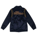 Satin Reversible Coaches Jacket - Navy