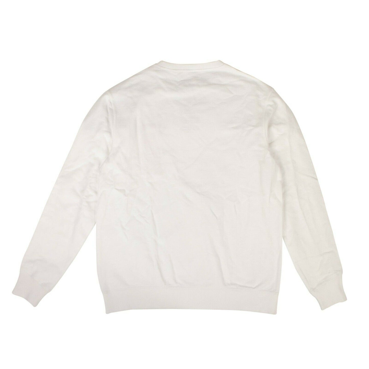 Maharishi Cotton Stencil Dragon Chest Crew Sweater - White