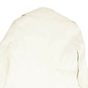 A Plan Application Rubberized Trench Coat - White