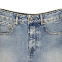 Unravel Project Denim Deconstructed Skirt - Blue