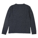 Saturdays Nyc Cotton Graham Jacquard Long Sleeve T-Shirt - Blue