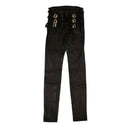 Unravel Project Leather Bondage Strap Pants - Black