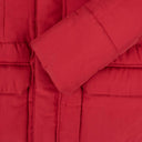 Unravel Project Drawstring Waist Puffer Jacket - Red