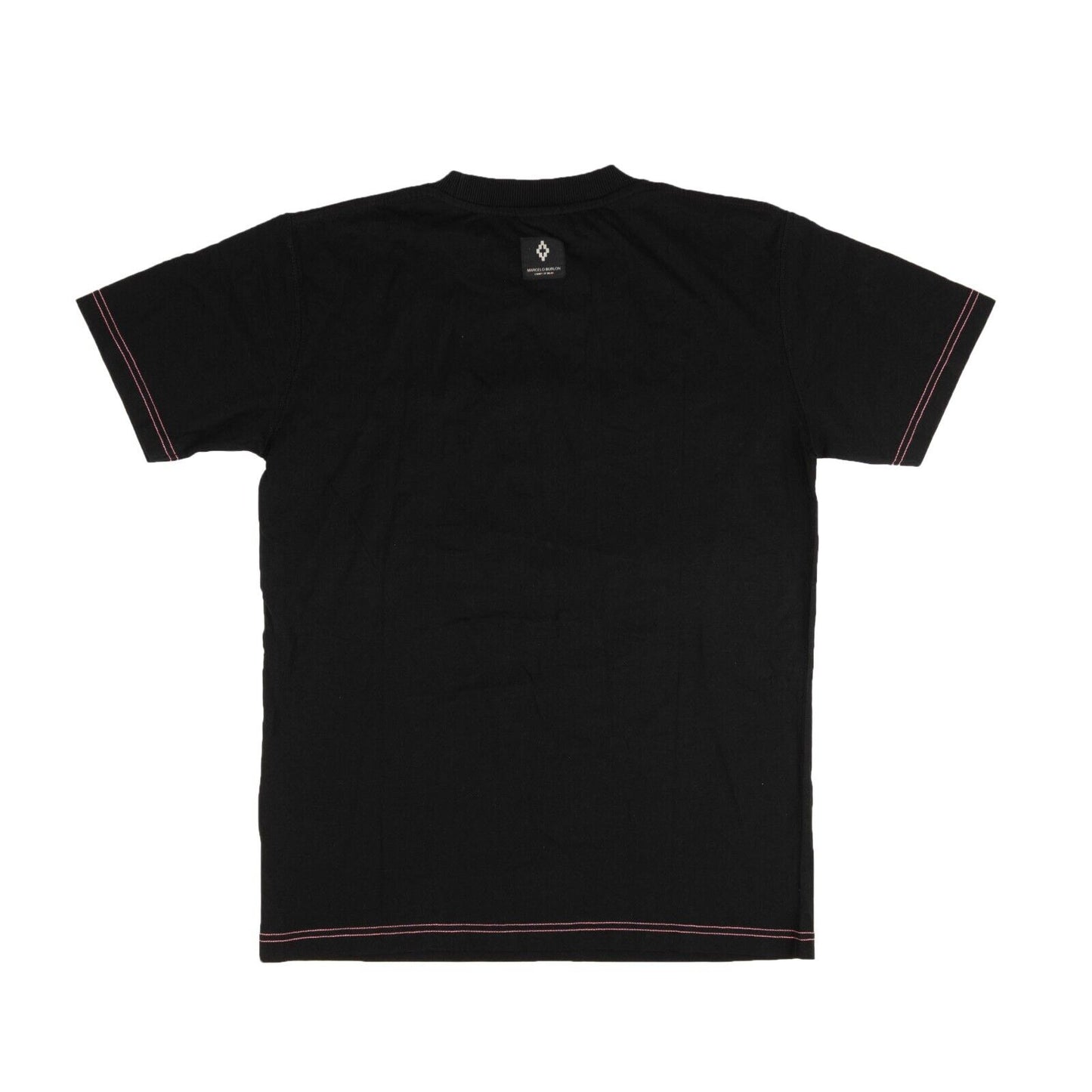 Marcelo Burlon Close Encounters Short Sleeve T-Shirt - Black