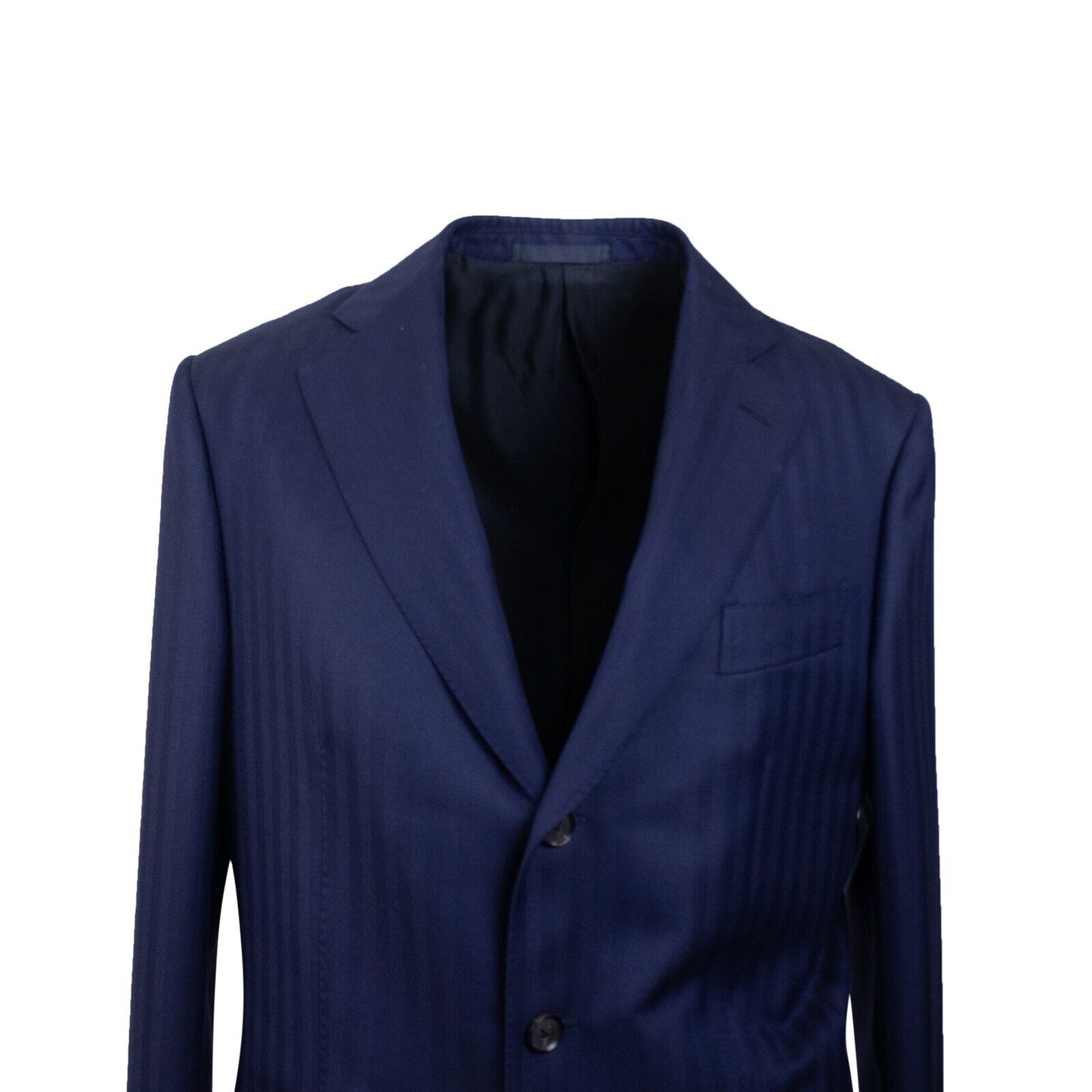 Royal Blue Wool Single Breasted Suit