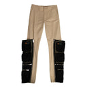 Men's Beige Side Pocket Pants