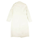 A Plan Application Rubberized Trench Coat - White