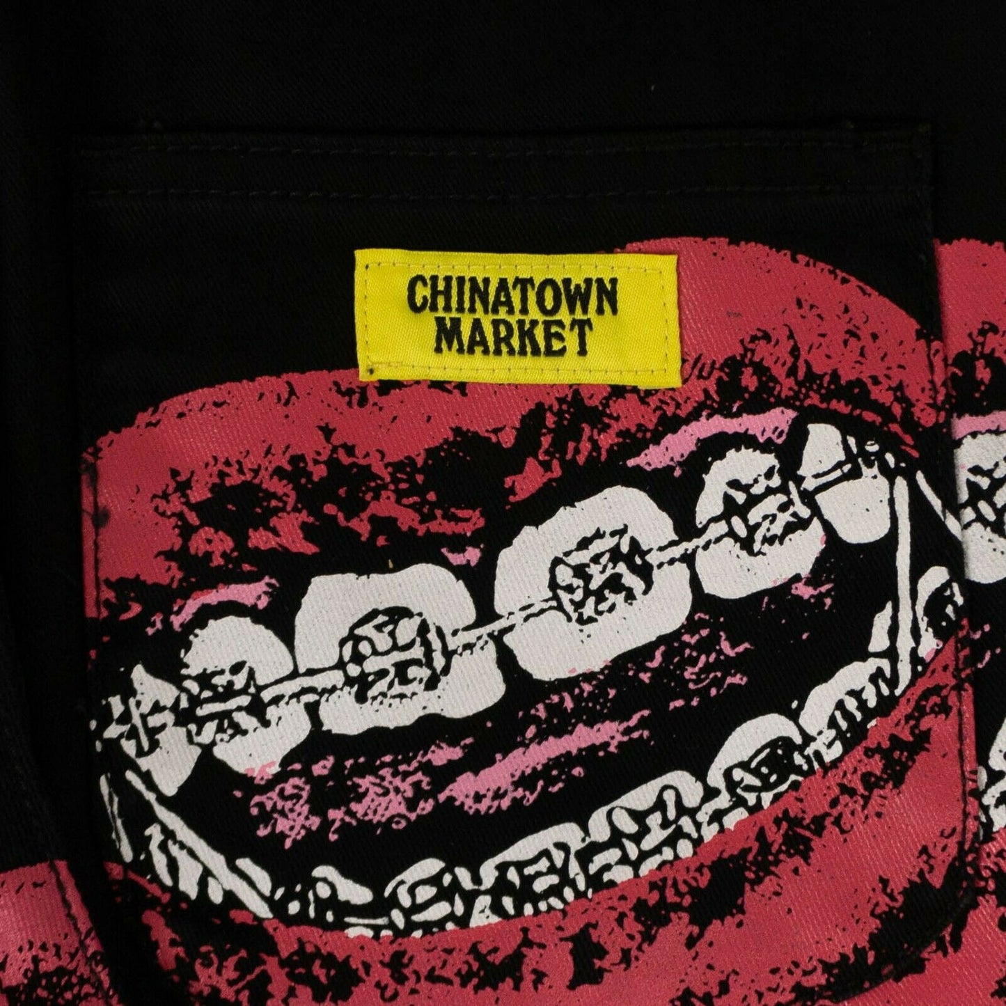 Chinatown Market 'Brace Face' Pants - Multi