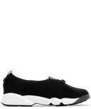 Black Knit Fusion Sneakers
