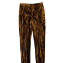 Women's Metallic Bronze Velvet Day Pants