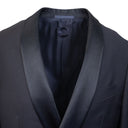 Black Wool Single Breasted Blazer