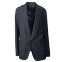 Black Wool Single Breasted Blazer