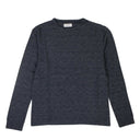 Saturdays Nyc Cotton Graham Jacquard Long Sleeve T-Shirt - Blue