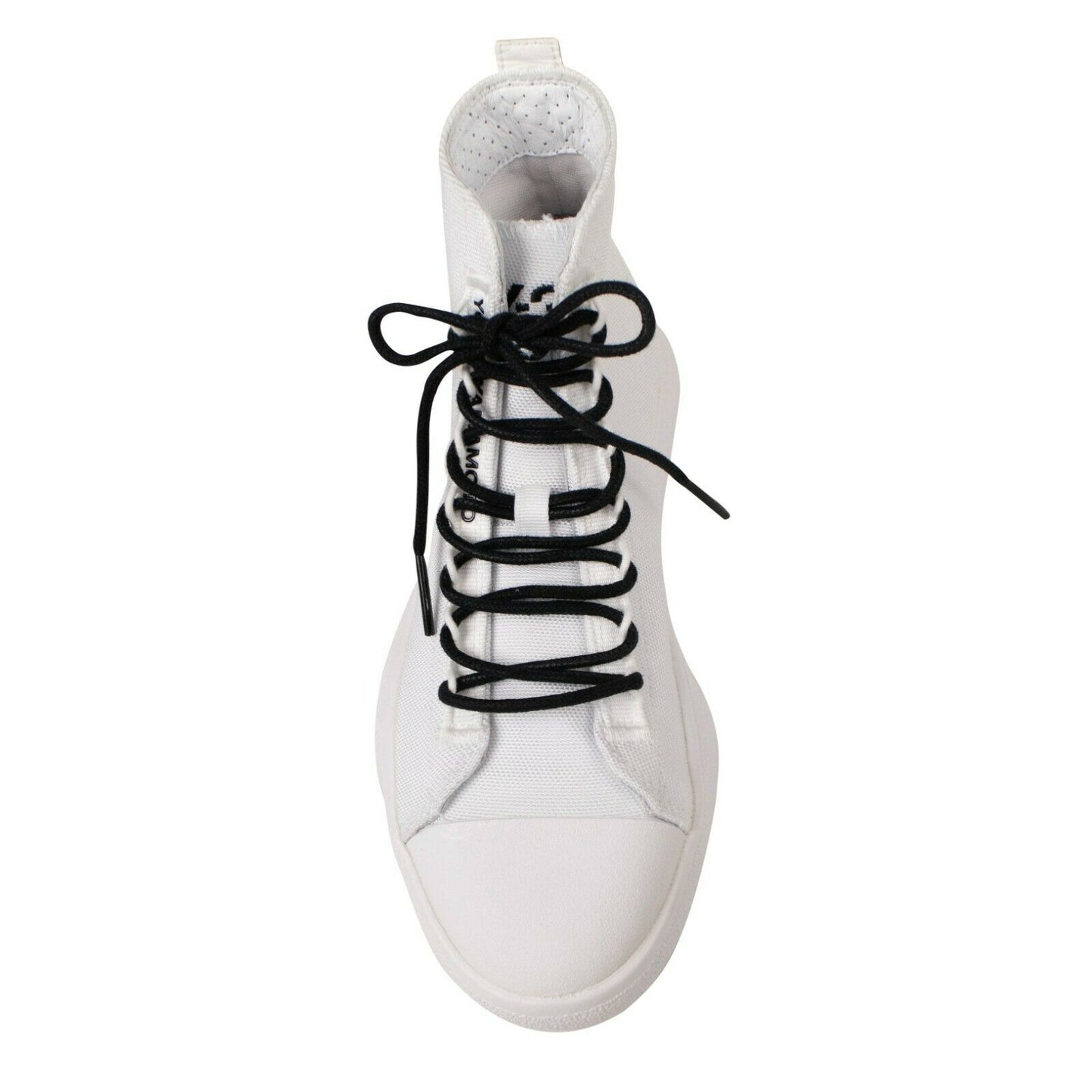 Y-3 Adidas 'Bashyo' High-Top Canvas Sneakers - White