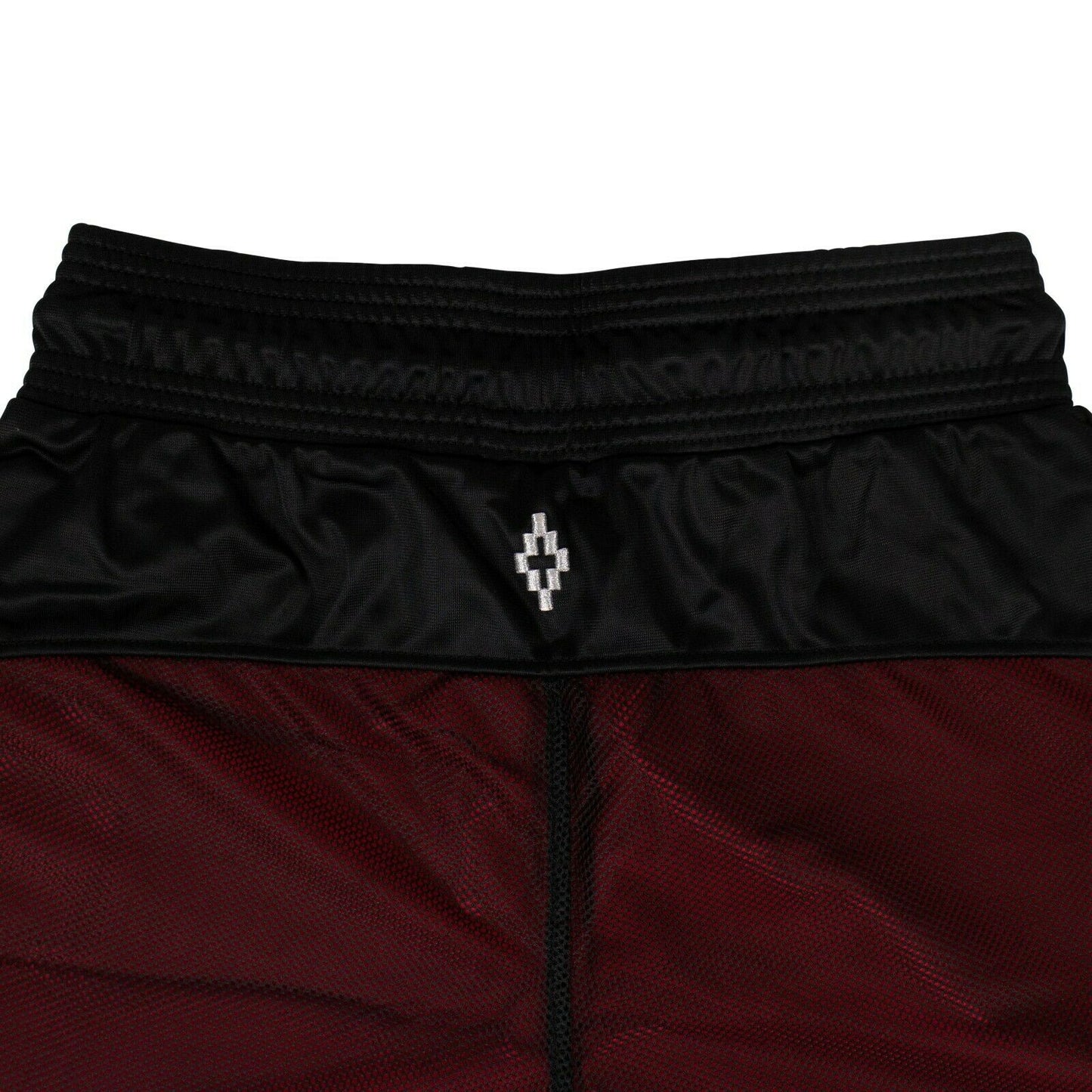 Marcelo Burlon Cotton County Mesh Sweat Shorts - Red