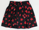 New MOSCHINO COUTURE X JEREMY SCOTT 'Stars Hearts Bow Ties' Mini Skirt
