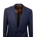 Navy Wool Single Breasted Blazer