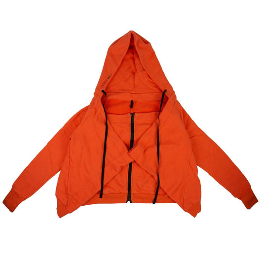 Unravel Project Cotton 'Tie Front' Jacket - Orange