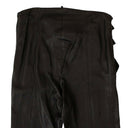Unravel Project Leather Bondage Strap Pants - Black