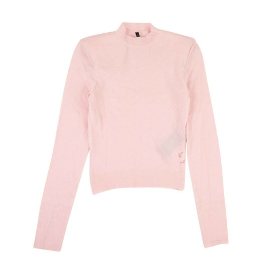Unravel Project Cashmere Destroyed Detail Sweater - Pink