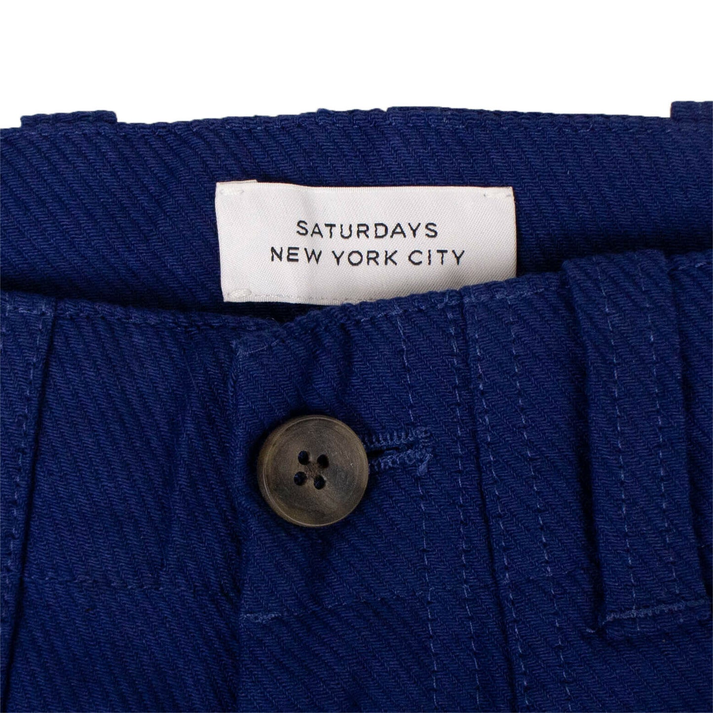 Saturdays Nyc Cotton Decatur Bellow Pants - Cobalt Blue
