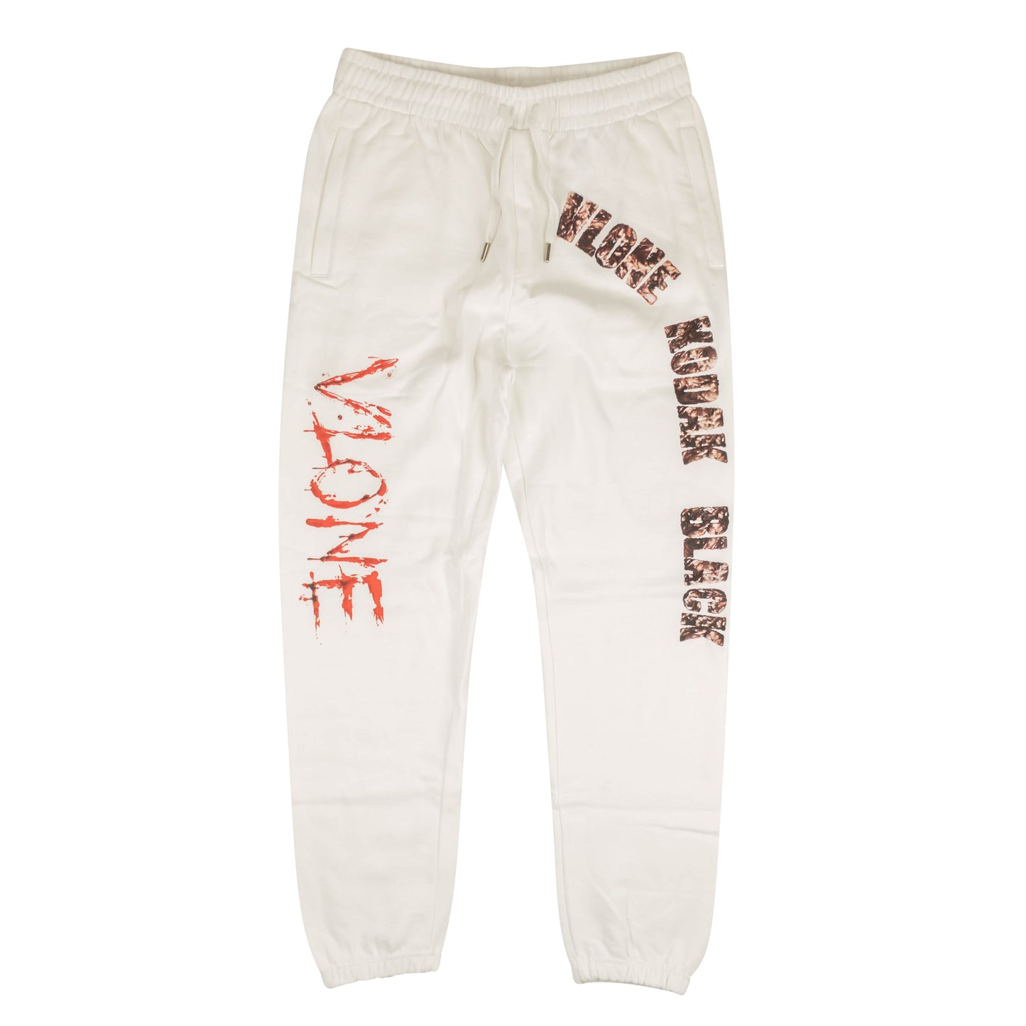 Vlone X Kodak Black Zombie Sweatpants - White