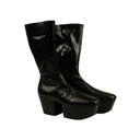Black Platform Nappa Tech Boots