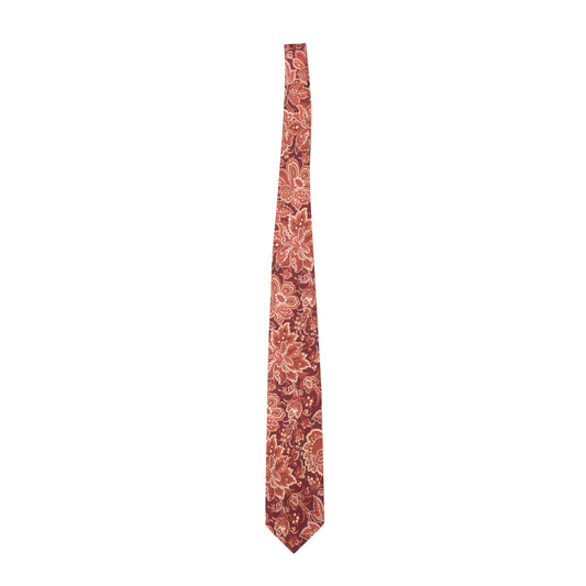 Brioni Silk Handmade Paisley Tie - Red