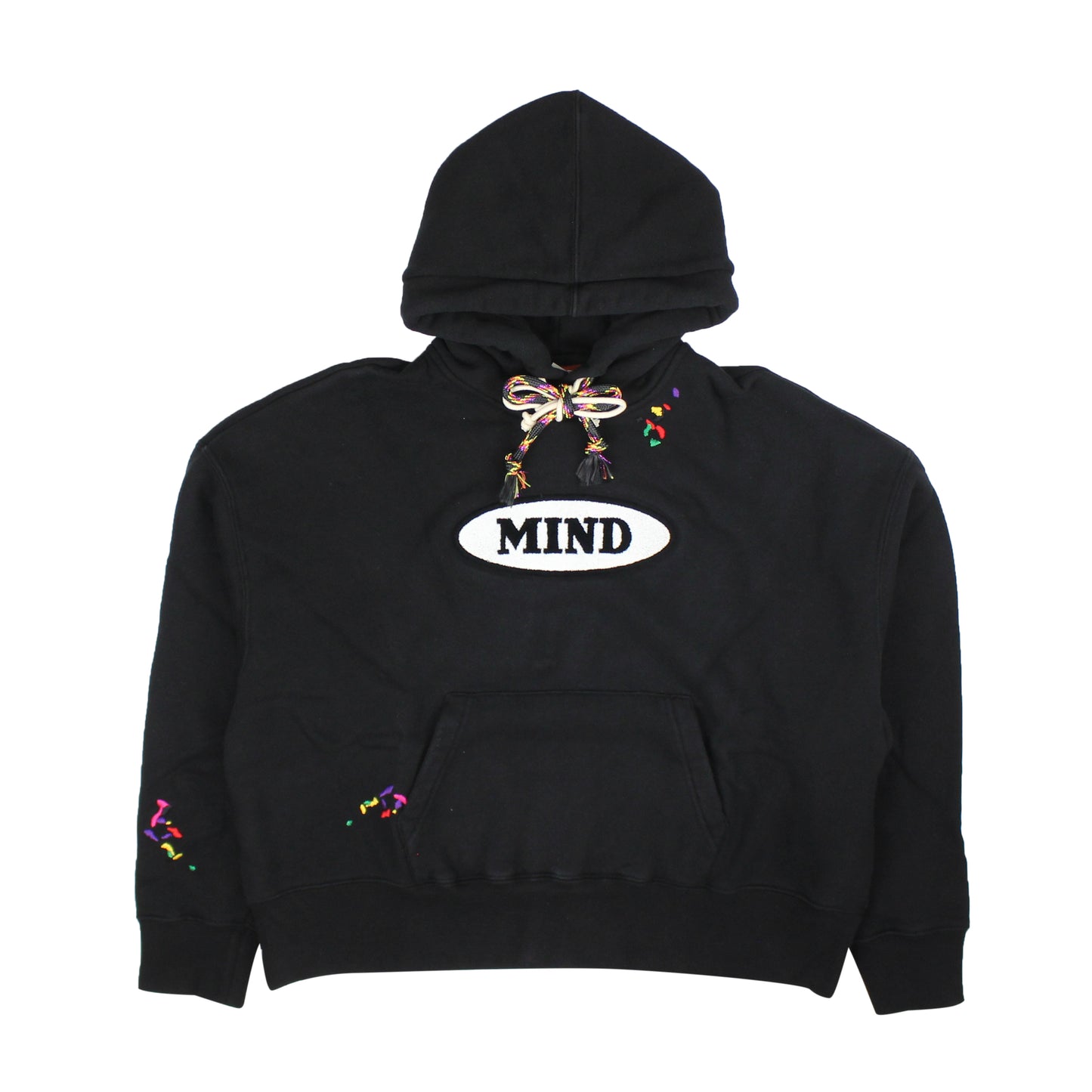 NWT PALM ANGELS Black Mind Graphic Hoodie