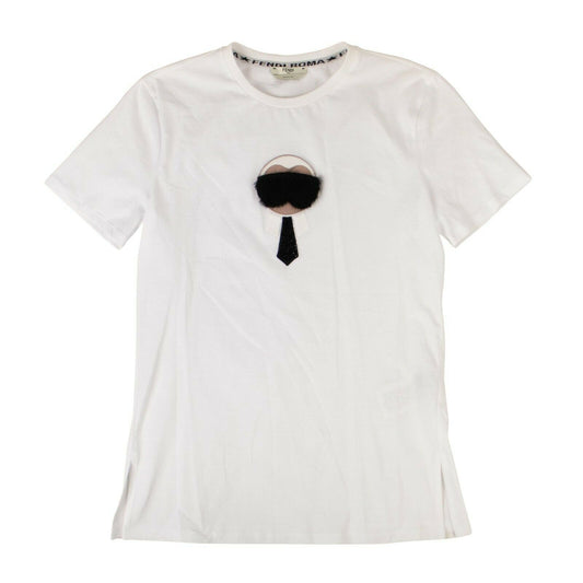 Fendi X Karl Lagerfeld 'Karl Monster' T-Shirt - White