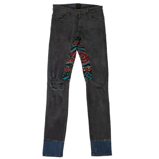 Alchemist Dino Jacquard And Dip Dyed Jeans - Gray