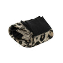 Women's Beige Leopard Over Knee Socks