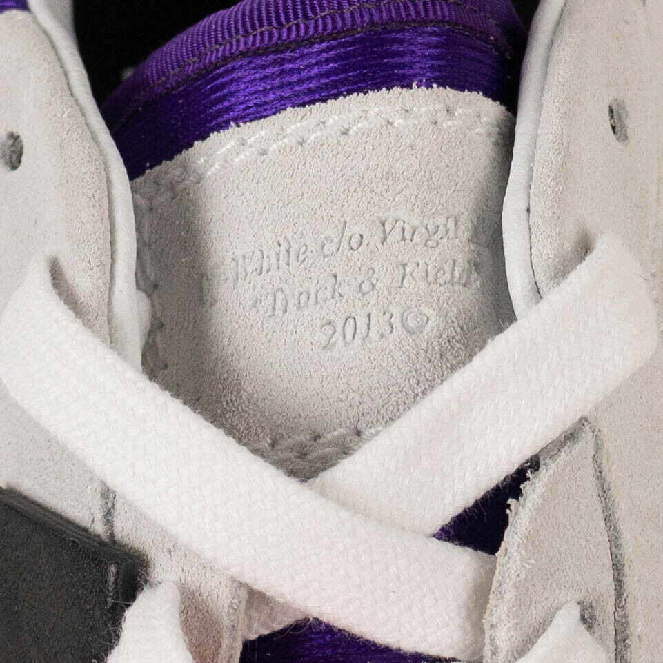 Off White C/O Virgil Abloh Hg 'Purple Runner' Sneakers - White