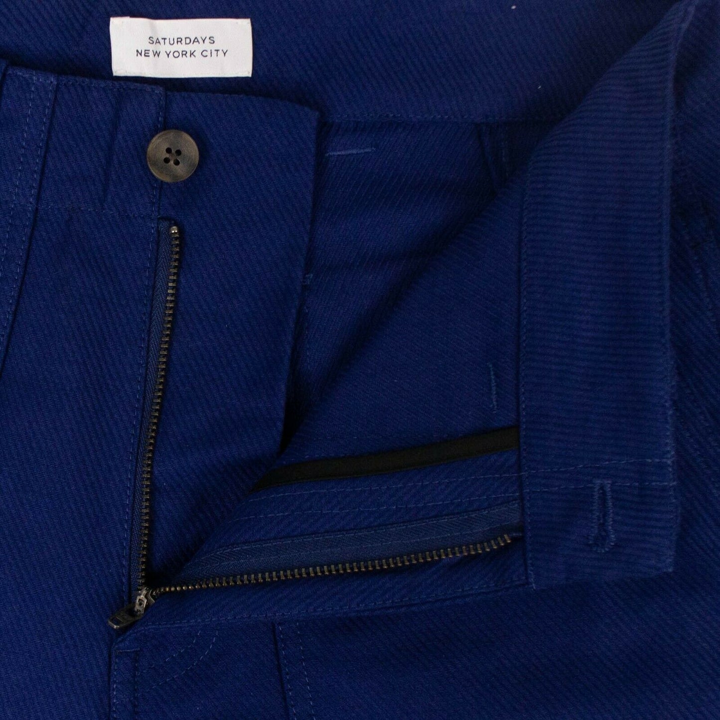 Saturdays Nyc Cotton Decatur Bellow Pants - Cobalt Blue