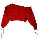 Unravel Project Off The Shoulder Sweatshirt - Red