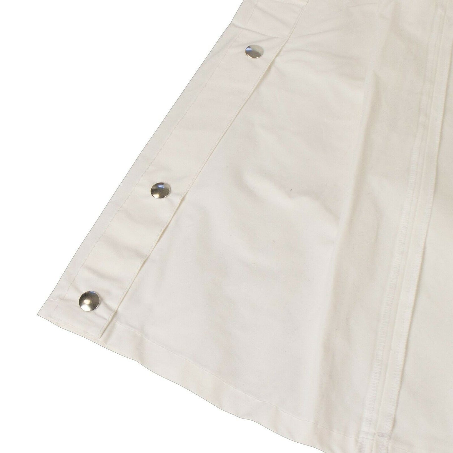 A.C.W Cotton Snap Midi Skirt - White