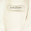 A Plan Application Rubberized Trench Coat - White