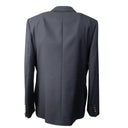 Black Wool Single Breasted Blazer