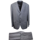 Grey & Black Wool Single Breasted Blazer