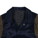 Satin Reversible Coaches Jacket - Navy