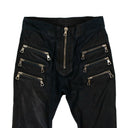 Unravel Project Textured Skinny Pants - Navy Blue
