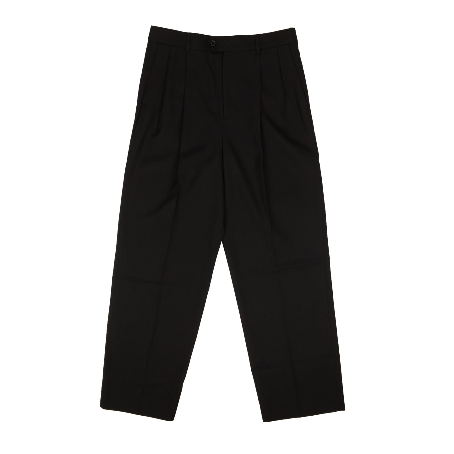 Celine Wide Leg Gabardine Skate Pants - Black